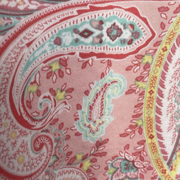 VTG Bamboo Traders‎ Paisley Spring GardenParty Boho Floral Stretch  Skirt10P - Picture 7 of 13